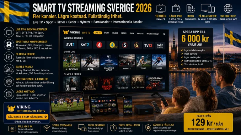 Smart TV Streaming Sverige