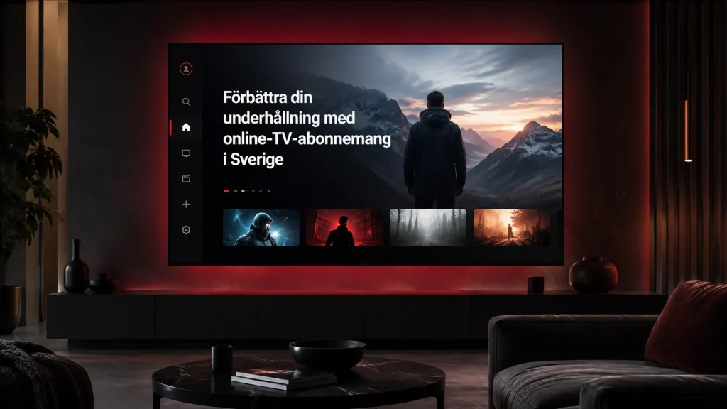 online-TV-abonnemang i Sverige