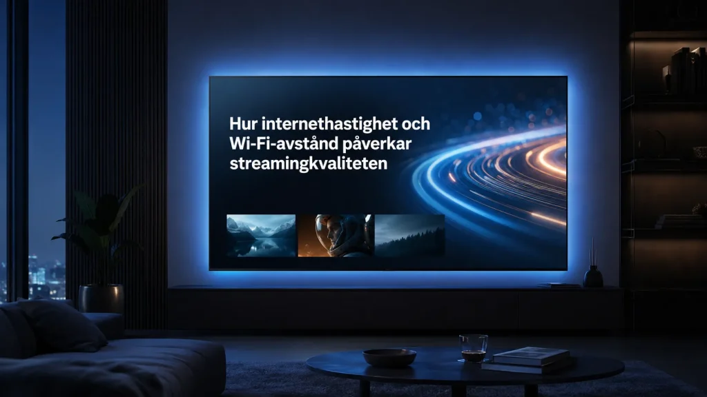 internethastighet för streaming